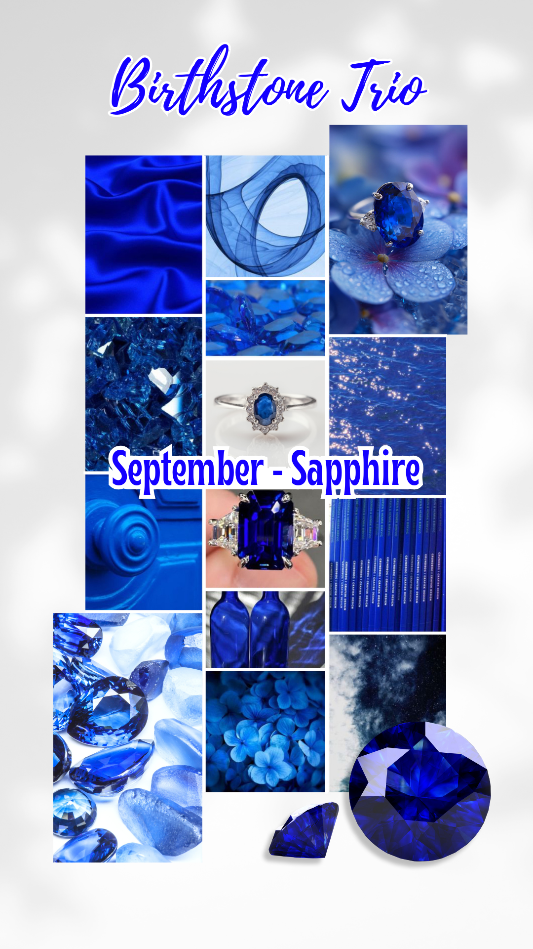 September Birthstone Mystery Trio