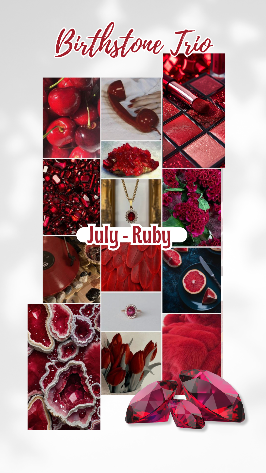 July Birthstone Mystery Trio