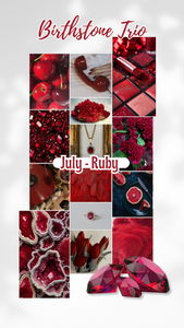 July Birthstone Mystery Trio