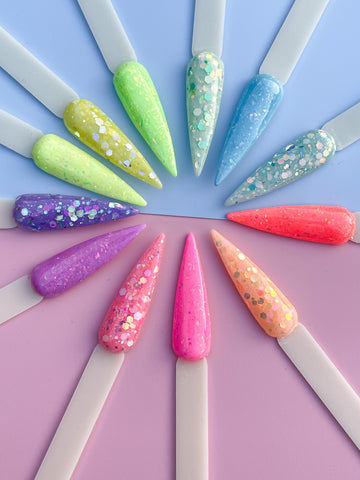Complete Spring Flakes & Glitters Collection
